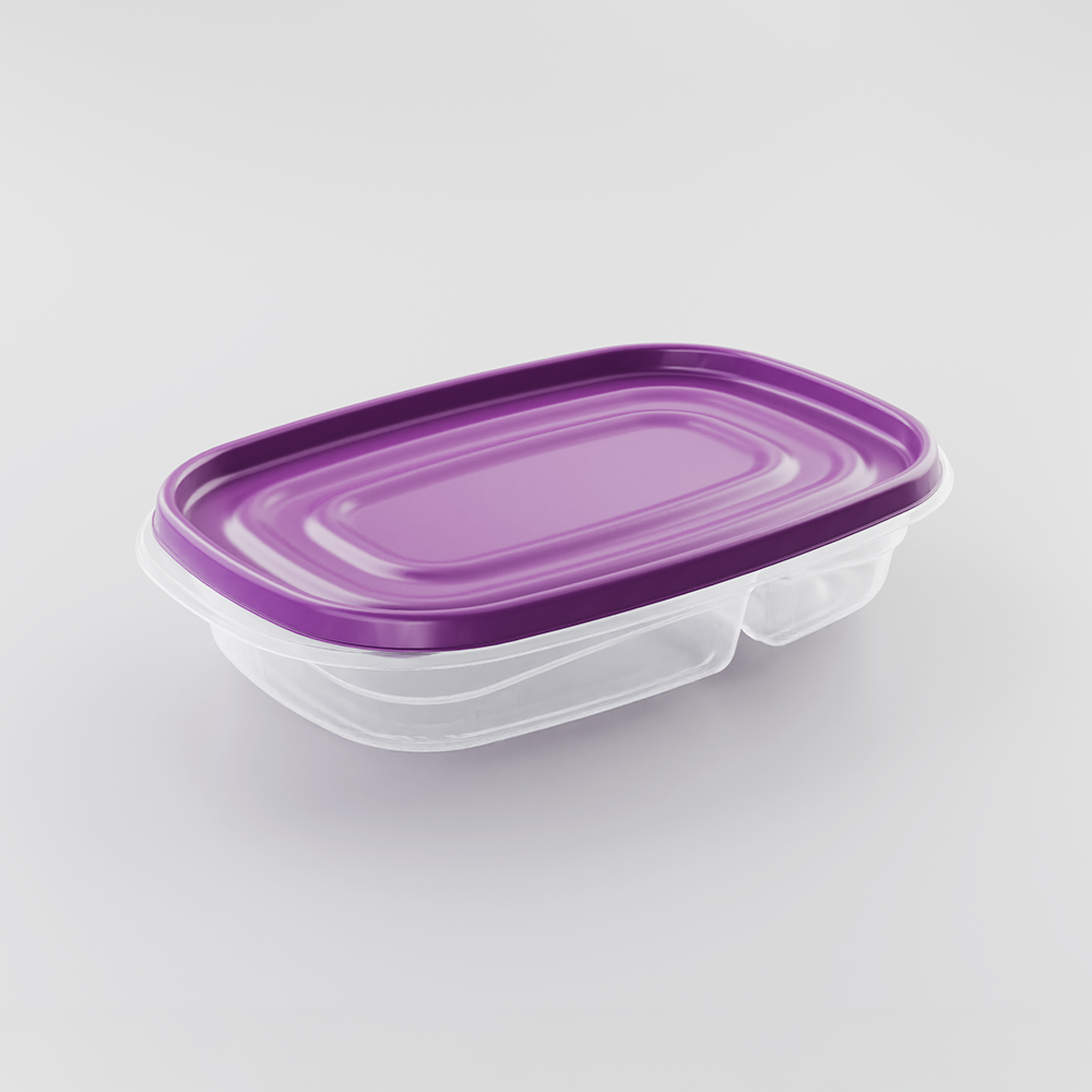2 Bölmeli Oval Saklama Kabı