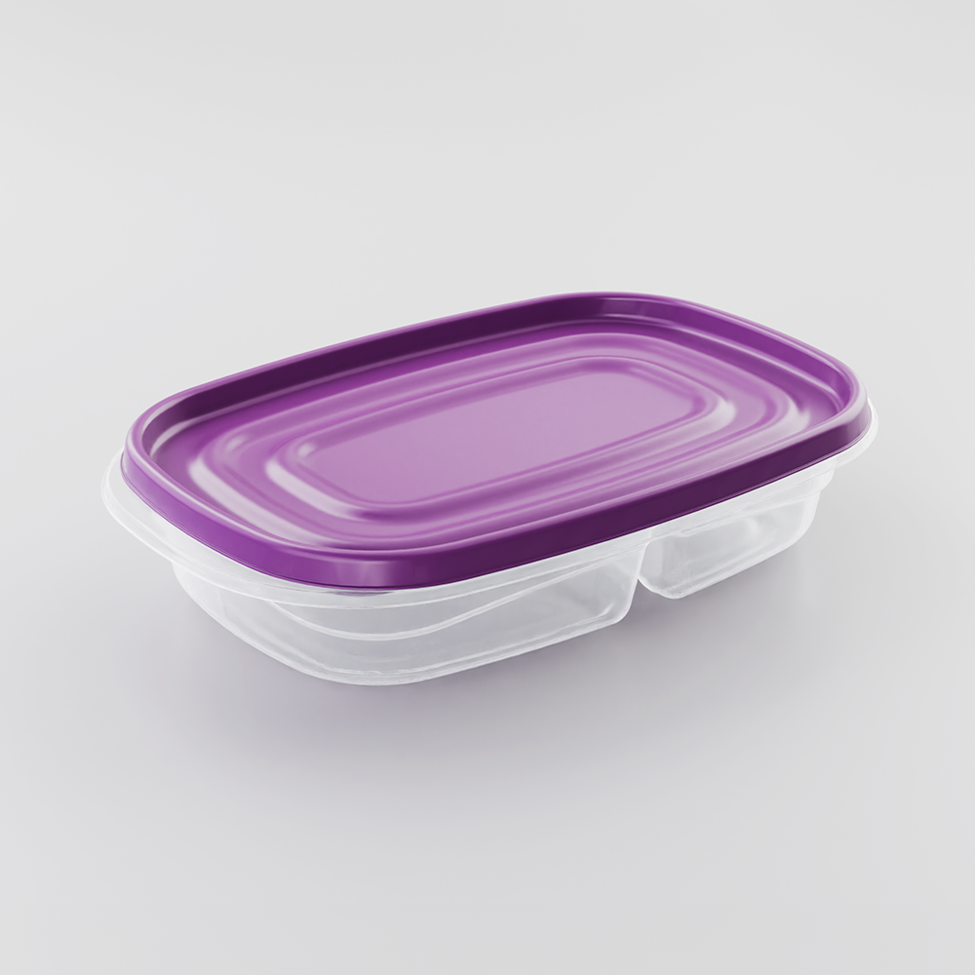 3 Bölmeli Oval Saklama Kabı